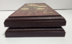 Set of 2 70s VTG Hand Painted Signed Floral Wood Plaques Cottagecore Boho MCM
