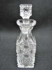 English Edwardian Mappin & Webb Silverplate & Cut Glass Cruet Set; Complete