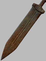 200 BC Ancient Roman Combat Gladius Legionary Battle Sword Pugio Fight Weapon