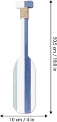 Nautical Wooden Oar Decor 19.7 Inch Double Paddle Wall Hanging