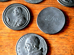 WEDGWOOD 1770’S XRARE ( 10 ) BLACK BASALT MEDAL OF POPES SOLD SEPARATLY MUSEUM