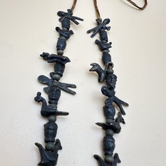Rare ANCIENT CELTIC BRONZE Amulets And Pendant 33 Pieces Together