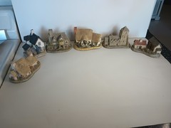 Vtg David Winter English Cottages Lot Of 6, 5 are Signed! Enesco, Collectibles