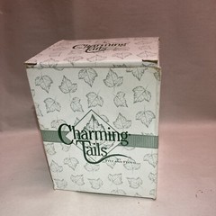 Fitz Floyd Charming Tails Keeping Our Love Alive 89/710 Damaged Box