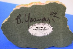 Harbour Lights Spring at Fort Tomkins, NY MIB with COA. Signed. HL652