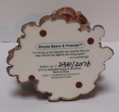 Boyds 1997 Grace & Jonathan…Born to Shop, #228306 w/original packaging