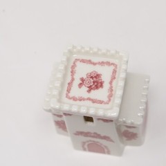 JOHNSON BROTHERS BROS Old Britain Castles Night Light Pink Rare (No Plug/Bulb)
