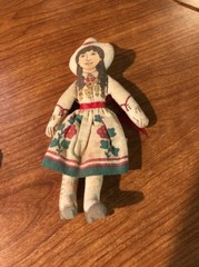 Annie Oakley Cloth Doll Hallmark 1979 Famous Americans