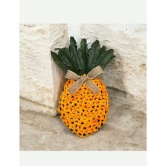 Handmade by me Pineapple Door Wreath From Sunflowers