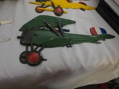 Vintage SEXTON Midwest Set of 4 Airplanes Cast Aluminum Wall Art Decor