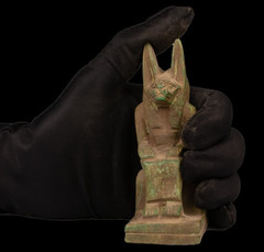 Rare Ancient Egyptian Anubis Statue – Supreme God of Afterlife & Protection BC
