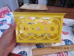 VTG Plastic Yellow Basket