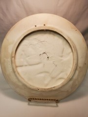 Vintage 1975 Duck Hunter In Boat Hobbiest Painted Plate Signed