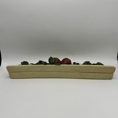 Vintage Apple Kitchen Decor Lot Home Interiors Wall Plaques Shelf Butter Churn