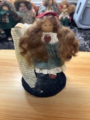 Lot of 9 vintage ladie and friends collectible folk art 1980-1990’s