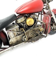 Folk Art Motorcycle Sculpture