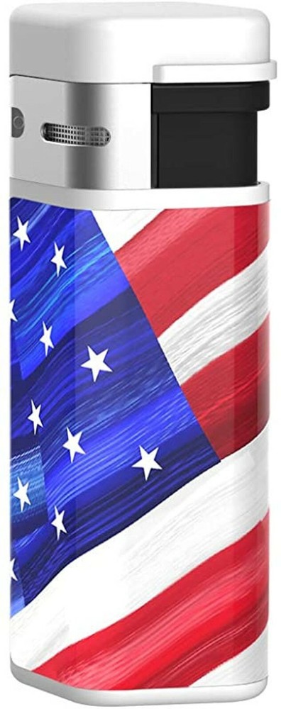 Palió Treo Triple Jet Flame Lighter, One Nation Series, USA Flag