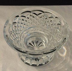 Waterford Crystal Glass Arklow Pattern Decorative Footed Trinket Candy Bowl