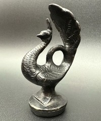 Cast Metal Burmese Style Peacock Trinket Figurine Decoration Weight