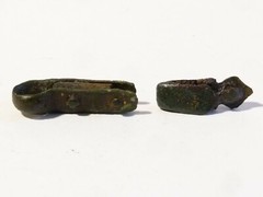 2 x Medieval Mounts Metal Detector Find Ex Martins Lot #CM162