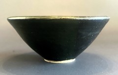 Vintage Handcrafted Studio Pottery Stoneware Chawan Tea Bowl Signed A. Potter