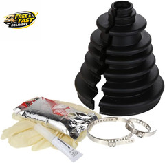 CVS18 Universal Split Constant Velocity Joint Gaiter Boot Replacement Kit, Black