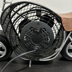 Deco Breeze FAN Motorcycle Bike Vintage Excellent Condition Black Working 14×10