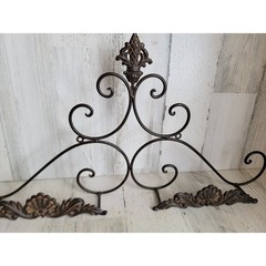Large metal wall painting hanging display unique vintage home decor