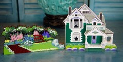 Lot/14 Sheila’s Collectibles 1990’s Wooden Houses Lighthouses Drugstore & More