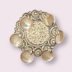 Norwegian Silvsmilla Silver 830 Antique Brooch 35mm Unused