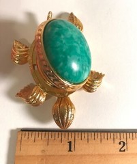 Avon TORTOISE for Perfume Glacé, Charming Miniature, 1971 Pre-owned & Un-used.
