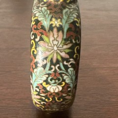 A stunning 19th Century Chinese cloisonne snuff bottle 276