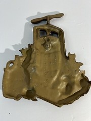 1978 Homco Wall Hanging Cast Iron Metal Apple Cider Press Country Farm Decor