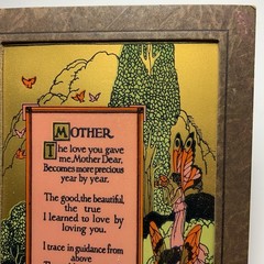 Vintage 1920s Art Deco Style Poem About Mothers Vintage Fairy’s Beautiful