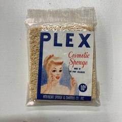 Vintage Mid-Century Plex Cosmetic Sponges in Original Packaging Lot