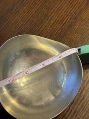 Stainless Steel Tri-Corner 5” Trinket Bowl Made In Denmark