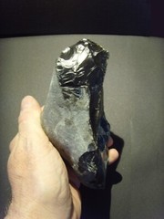 Lower Paleolithic – Unique Acheulean handaxe/chopper c.450,000 BP.