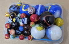 Vintage Older Marbles Lot- Akro/Peltier/Swirls 6