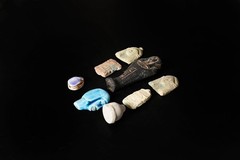 Ancient Egyptian Amulets Collection Pharaonic items Deity Plaques Sarcophagus