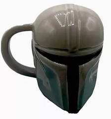 Star Wars 😊 The Mandalorian Mando the Bounty Hunter Helmet Ceramic Mug