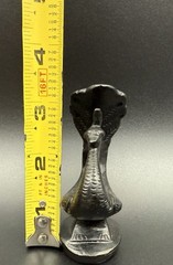 Cast Metal Burmese Style Peacock Trinket Figurine Decoration Weight