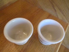 Longaberger Traditional Holly Votive Set 2 Christmas pottery *shipping included*