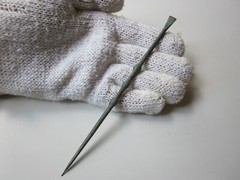 very rare AMAZING perfect ancient roman large bronze engraved stylus I – II A.D.