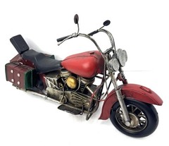 Folk Art Motorcycle Sculpture