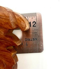 Syroco Faux Wood Maple Leaf Wall Decor Plaque Set 2 Resin Brown Autumn 7686 7687