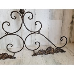 Large metal wall painting hanging display unique vintage home decor