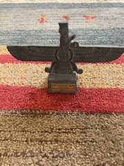 Statue 6” x 4” Charcoal Decorative Impressive Cultural Historical Traditional#19