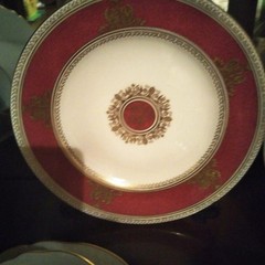 Wedgwood Colombia Ruby Plate 20cm Heritage Ceremony Decor Display
