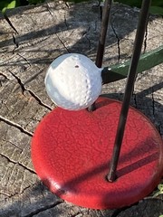 Vintage Teeter. Golfer, Metal. Unmarked. Cast Iron?