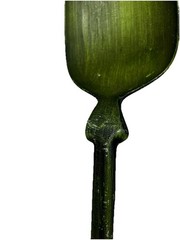 Vintage MCM Fork & Spoon Wall Decor 21” Olive Green Aluminum Cast
